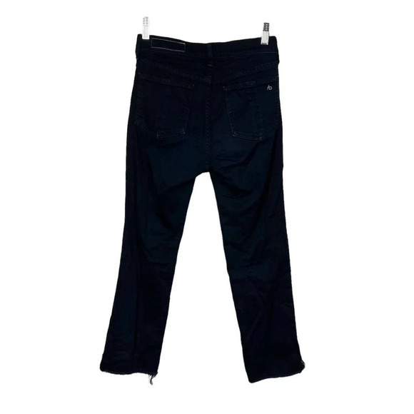 Rag and Bone Jeans Black Stovepipe Byan Dark‎ Wash Size 25 - Picture 6 of 13